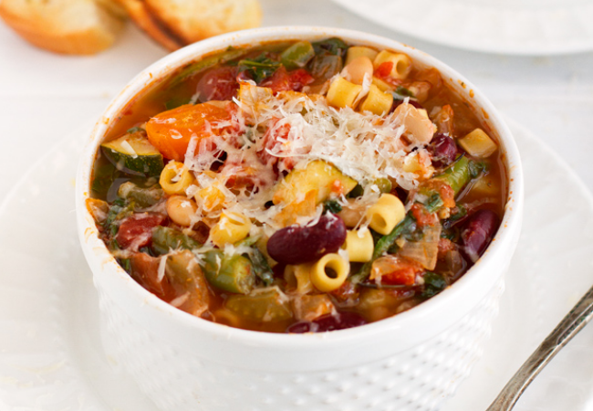 Homemade Minestrone Soup